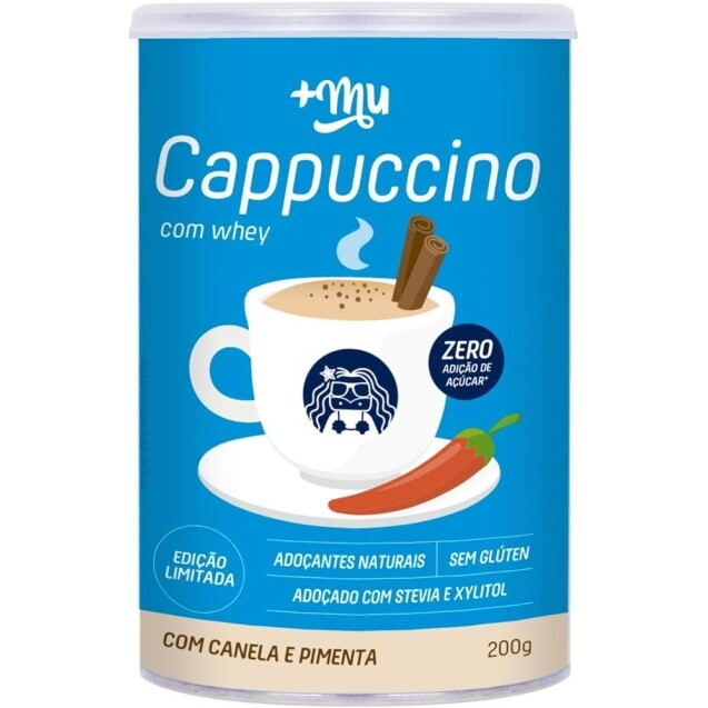 Cappuccino Proteico Mais Mu 200g - Canela e Pimenta