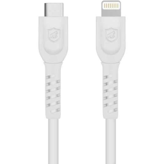 Cabo de Carregamento Rápido de Iphone/Ipad USB-C para Lightning Branco Certificado Apple Mfi 1.2 Metros Reforçado