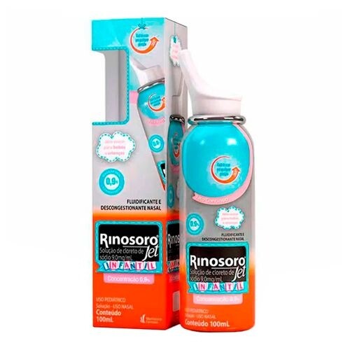 Rinosoro Jet 0,9% Infantil Spray 100ml