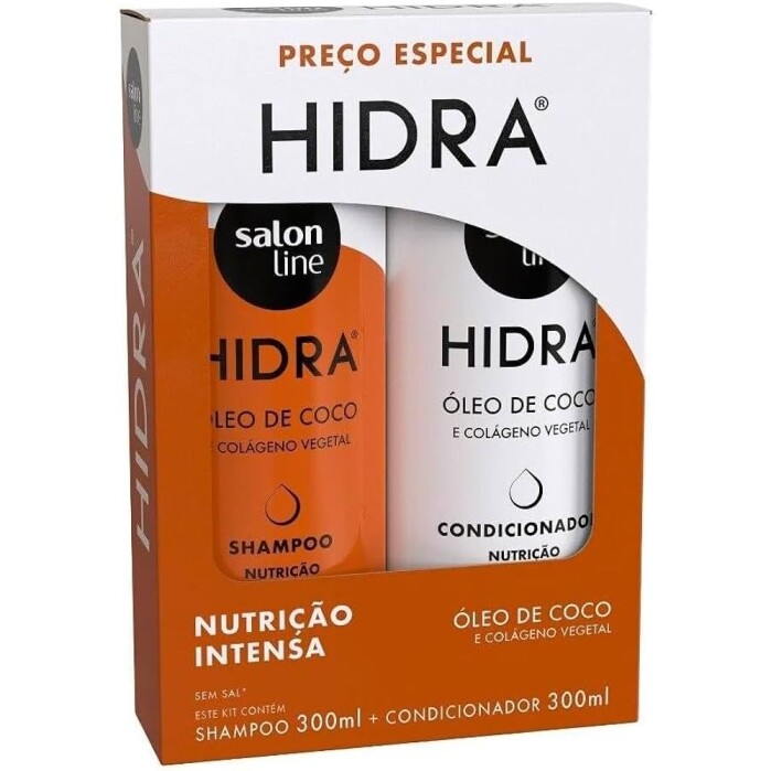 Kit Shampoo e Condicionador Hidra Coco Salon Line - 300ml
