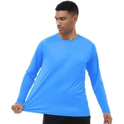 Camiseta UV Masculina Dry Tecido Furadinho Slim Fitness