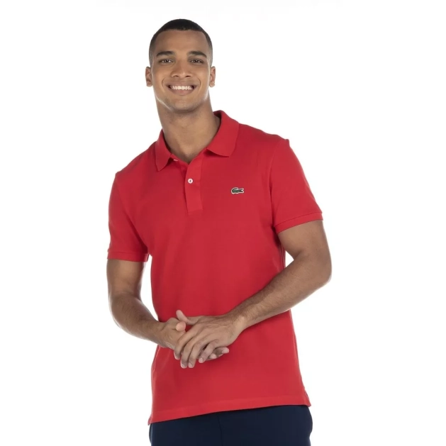 Camisa Polo Lacoste Slim Fit Solid - Masculina