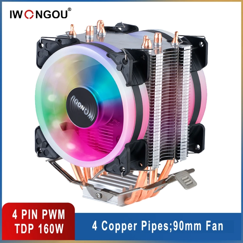 Air Cooler IWONGOU RGB 4 Heat Pipes