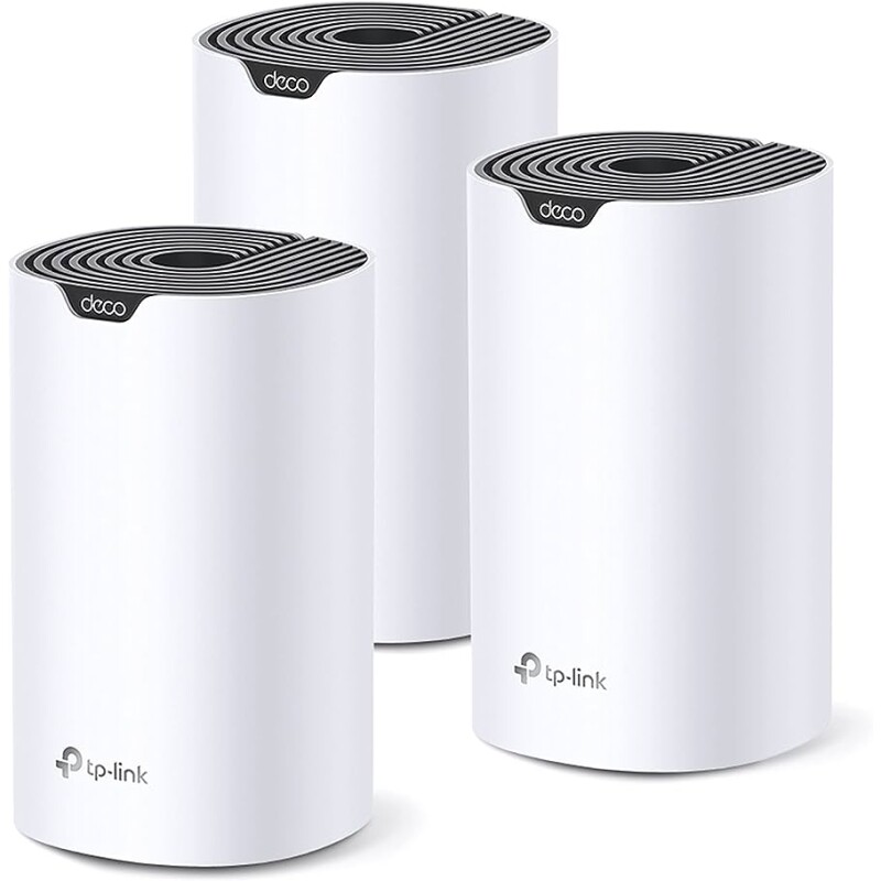 Kit Roteador TP Link Wi-Fi Mesh Dual-Band AC1900 Deco S7(3-pack)