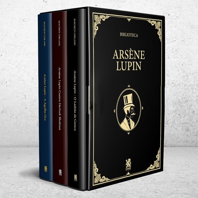 Box de Livros Biblioteca Arsène Lupin Volume 01 - Maurice Leblanc