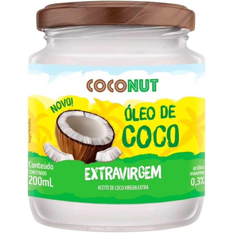 Óleo De Coco Extra Virgem 200ml