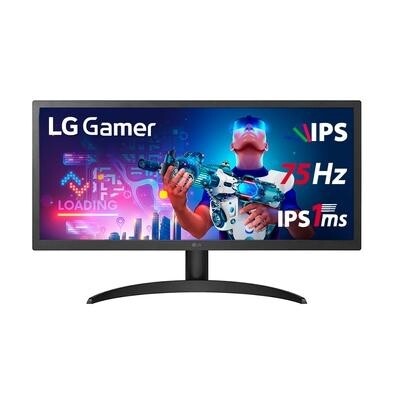 Monitor Gamer LG 26" IPS Ultra Wide 75Hz Full HD 1ms FreeSync Premium HDR10 - 26WQ500