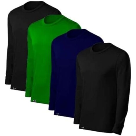 Kit com 04 Camisetas Proteção UV Masculina UV50+ Secagem Rápida Cores