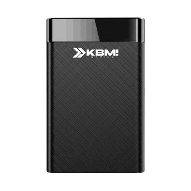 SSD Externo 1TB KBM! GAMING Portátil USB & USB-C Leitura 388MB/s Gravação 388MB/s - KGSSE100100