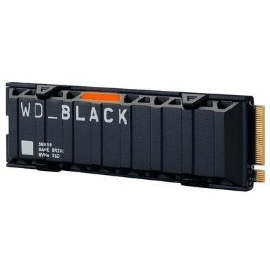 SSD Western Digital WD_Black SN850 500GB NVMe 7000 MB/s Leitura e 5300 MB/s2 Gravação Com Heatsink - WDS500G1XHE