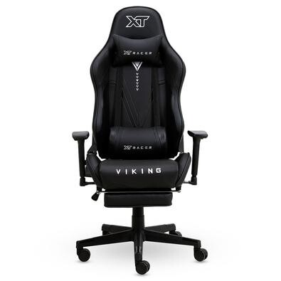 Cadeira Gamer XT Racer Viking Series Até 120kg Com Almofadas e Apoio de Pés Reclinável Descanso de Braço 3D - XTR-018