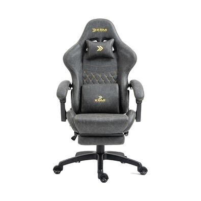 Cadeira Gamer KBM! GAMING Tempest CG600 Com Almofadas Descanso Para Pernas Retrátil Reclinável - KGCG600CZ