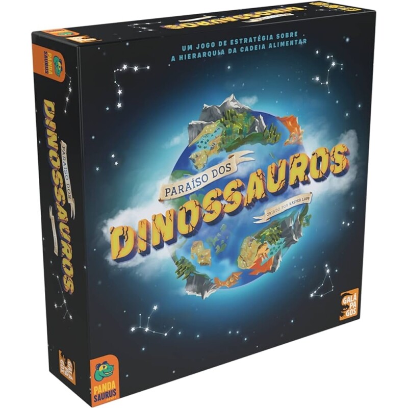 Jogo de Tabuleiro Paraíso dos Dinossauros - Galápagos Jogos