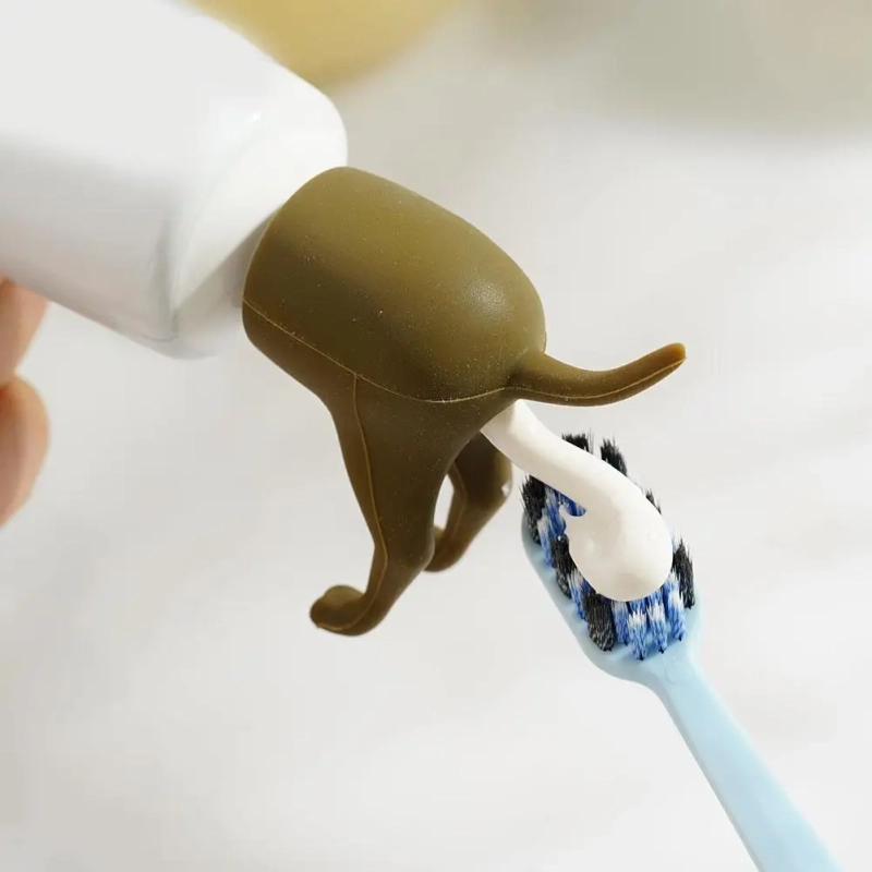 Espremedor de Creme Dental com Formato de Cachorro Engraçado