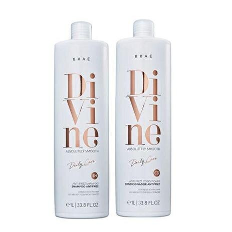 Kit Braé Divine Shampoo e Condicionador 1L (2 Produtos)