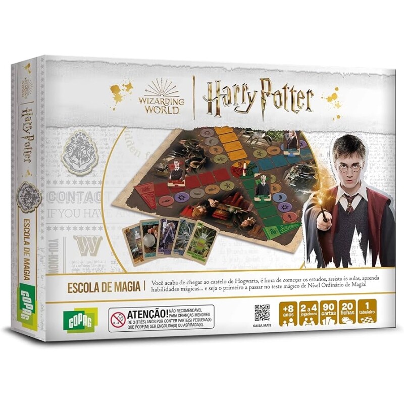 Jogo de Tabuleiro Harry Potter Escola de Magia - Copag