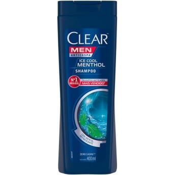 Shampoo Ice Cool Menthol 400ml - Clear