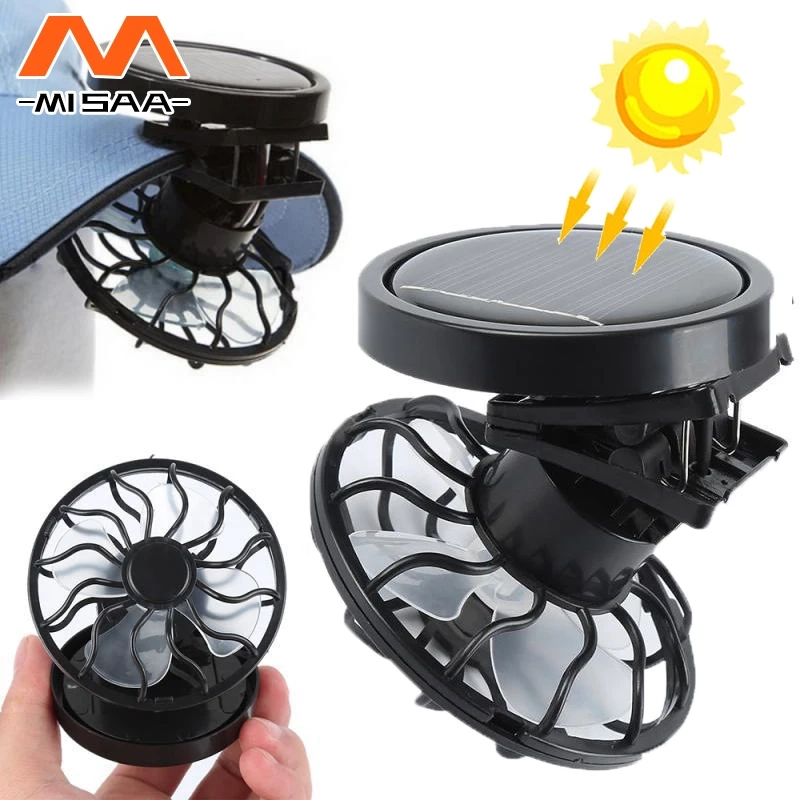 Mini Ventilador com Carregamento Solar Portátil