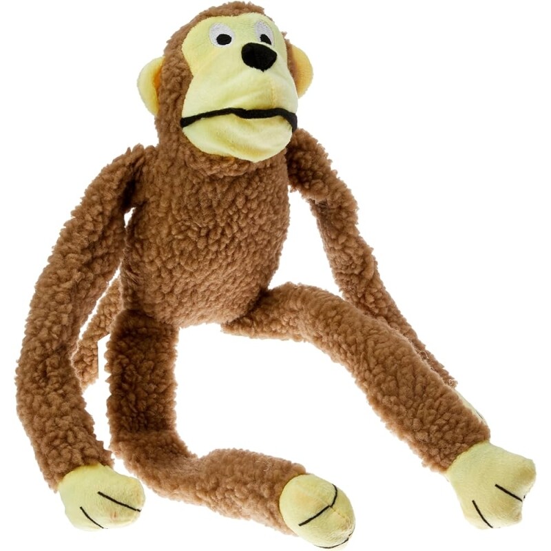 Chalesco Brinquedo Macaco Marrom Para Cães