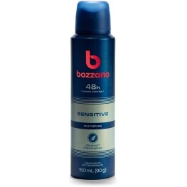 4 Unidades Desodorante Aerossol Bozzano Sensível Sem Perfume - 150ml