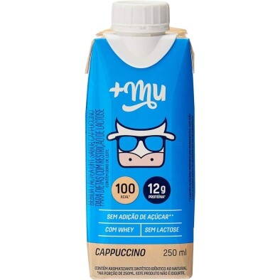 2 Unidades Bebida Láctea +MU UHT Cappuccino 250ml