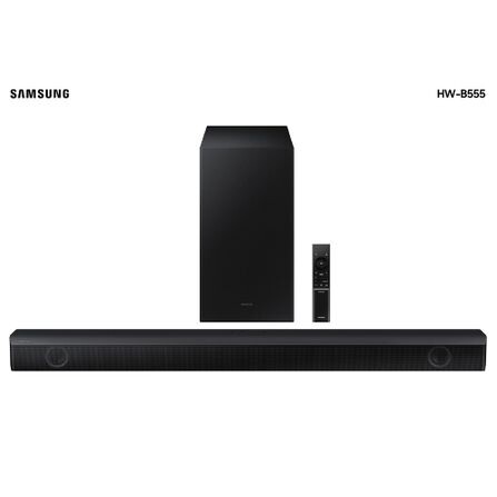 Soundbar Samsung HWB555 2.1 Canais Wireless Dolby Digital 2.0 Modo Game Multiconexão por Bluetooth