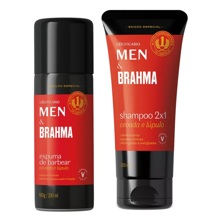 Kit Presente Dia Dos Pais Men E Brahma: Shampoo 2 Em 1 200