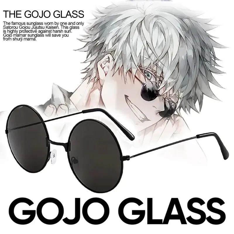 Óculos de Sol do Gojo Satoru Jujutsu Kaisen Para Cosplay - Unissex