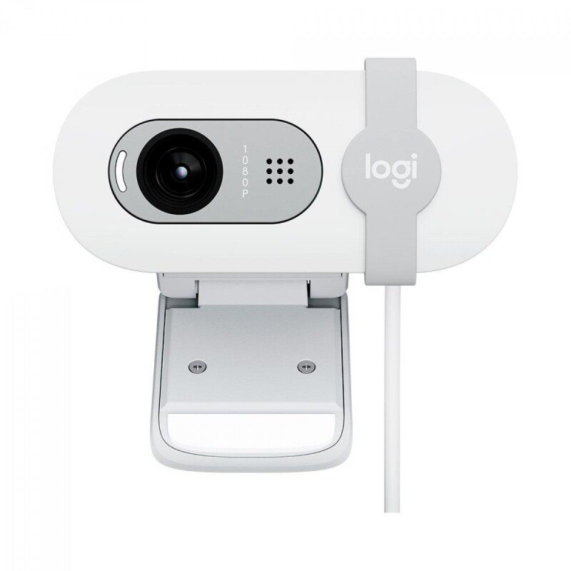 Webcam Logitech Brio 100 Full HD 1080p 30 FPS USB Branco 960-001615