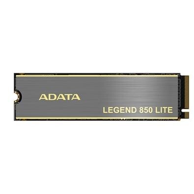 SSD Adata 500GB Legend 850 Lite PCIe Gen 4x4 M.2 2280 Leitura: 5000 MB/s e Gravação: 1700MB/s Cinza - ALEG-850L-500GCS