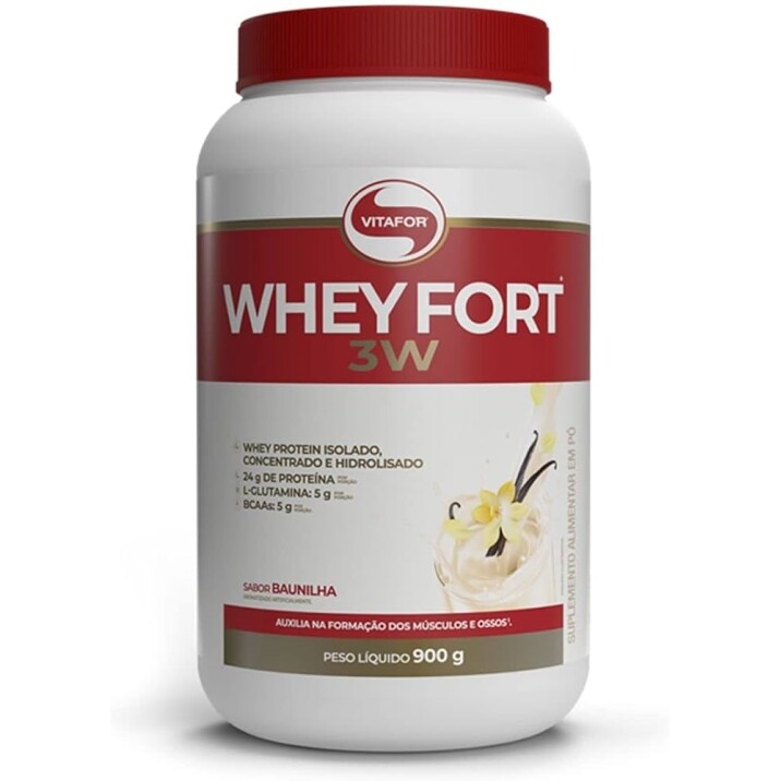 Whey Protein Fort 3W Vitafor 900g