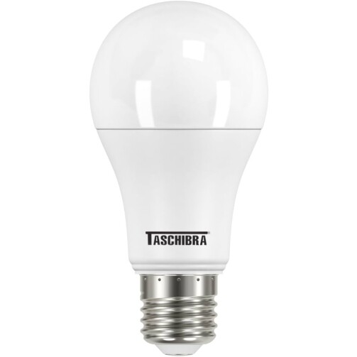 10 Unidades Lâmpada LED Taschibra TKL 60 11080248 E27 8.8W Branca
