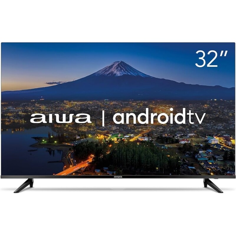 Smart TV Aiwa 32 Android HD Borda Ultrafina HDR10 Dolby Áudio - AWS-TV-32-BL-02-A