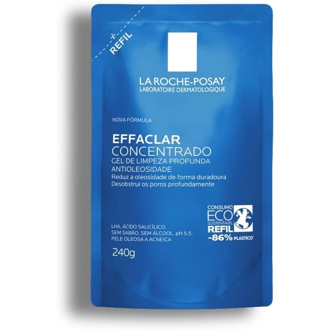 Refil Gel de Limpeza_Facial La Roche Posay Effaclar Concentrado - 240g
