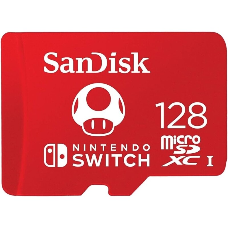 Cartão Micro SD Nintendo Switch SanDisk 128GB SDSQXAO-128G-GNCZN