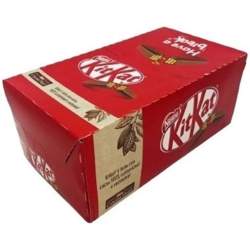 Chocolate Nestlé Kit Kat Ao Leite 415gr - 24 Unidades