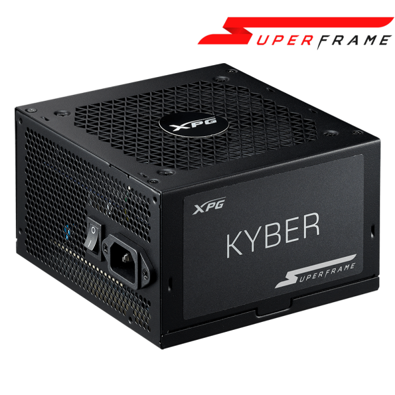 Fonte XPG Kyber SuperFrame 850w 80 Plus Gold Com Conector PCIe 5.0 PFC Ativo - KYBER850G
