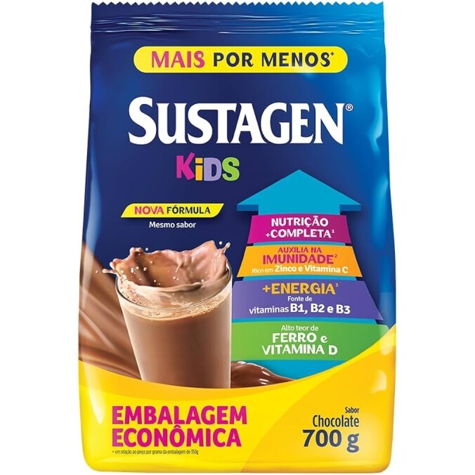 Sustagen Kids Chocolate Sachê Leve 700g