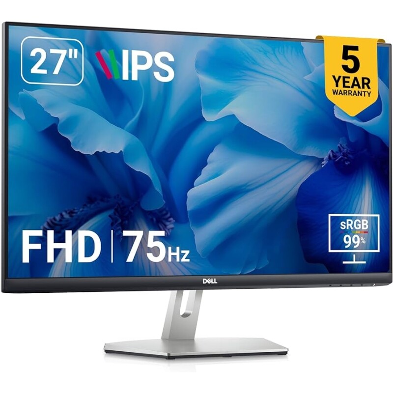 Monitor Dell 27'' FHD 75Hz 99% sRGB IPS - S2721HN