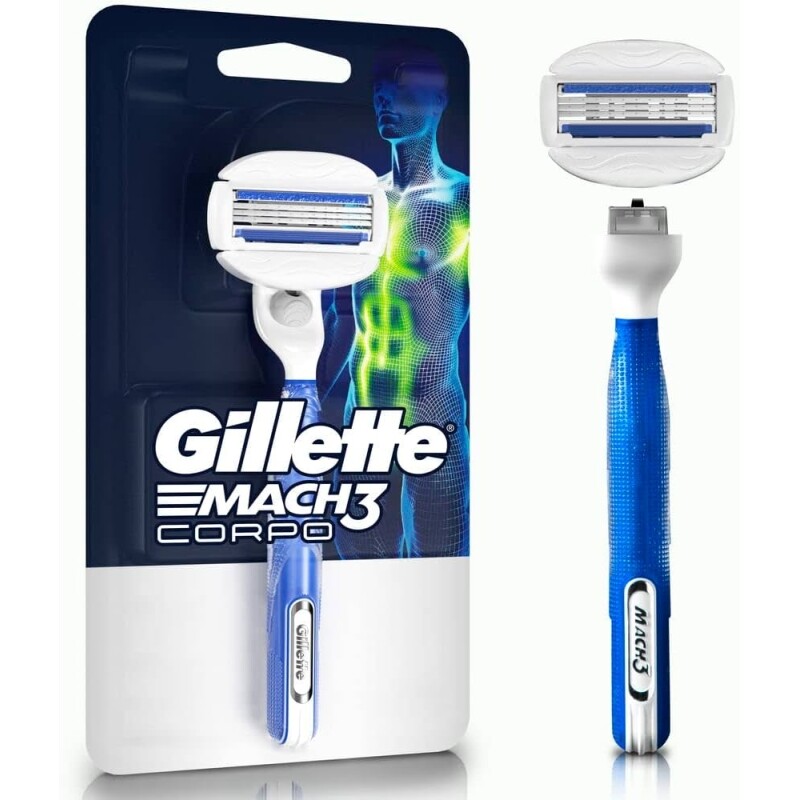 Gillette Aparelho Recarregável E Carga Corpo Mach3