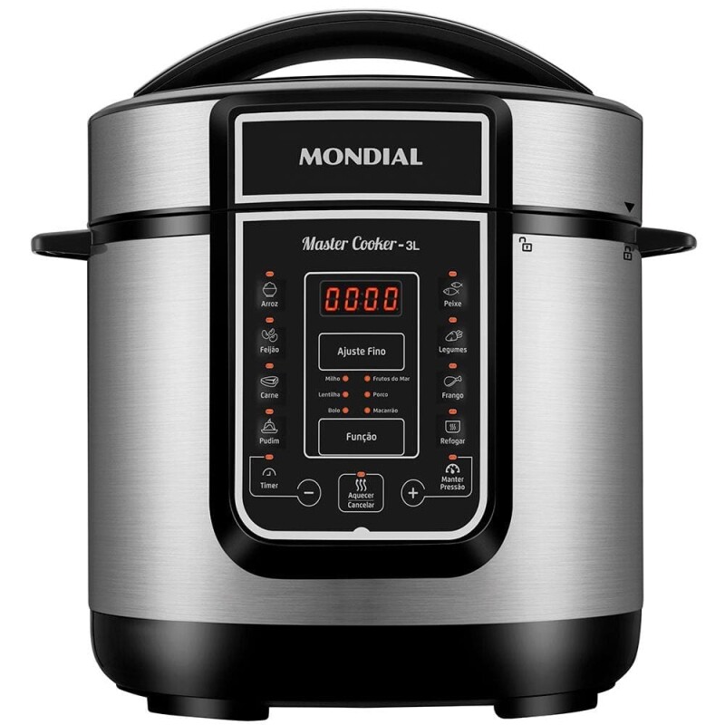 Panela de Pressão Elétrica Mondial Digital Master Cooker 3L - PE-4 220V
