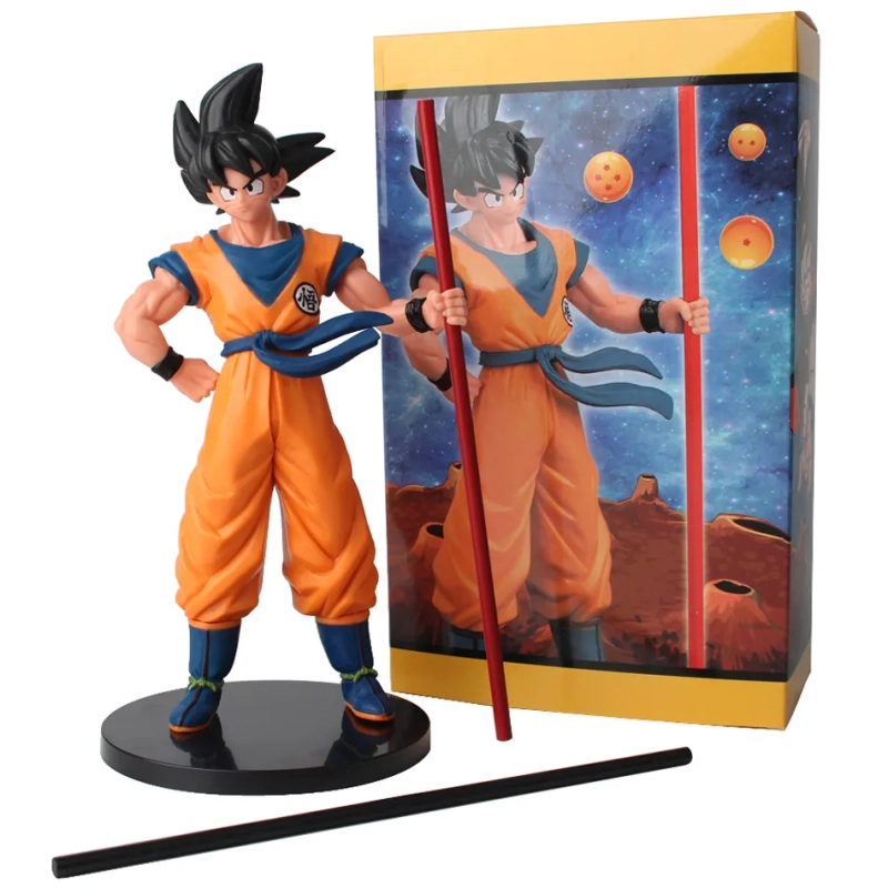 Dragon Ball Son Goku Super Saiyan Figura Anime de Ação Modelo DBZ Figurinhas Colecionáveis