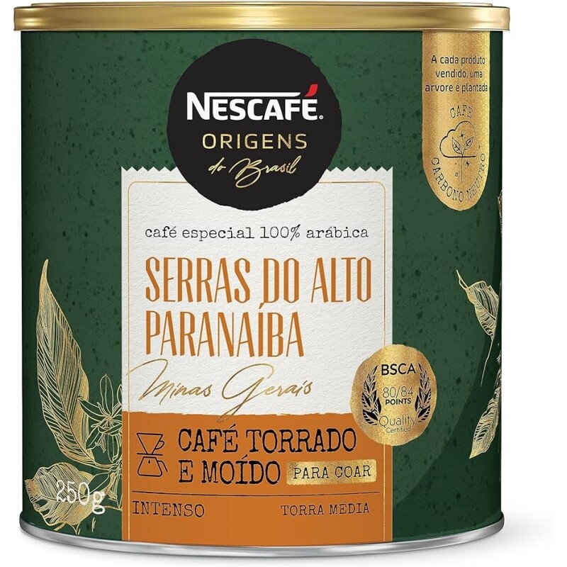 Café Torrado E Moído Nescafé Origens Serras do Alto Paranaíba - 250g