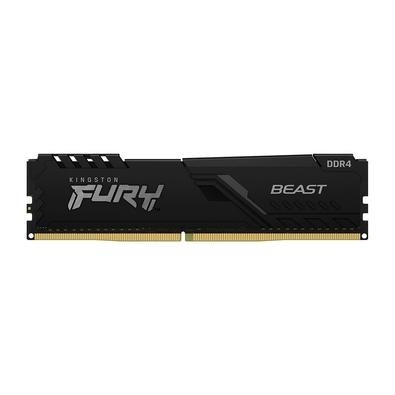 Memória Kingston Fury Beast 16GB 3200MHz DDR4 CL16 Preto - KF432C16BB1/16