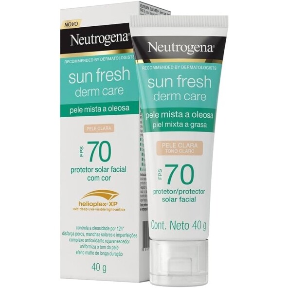 Protetor Solar Neutrogena Sun Fresh Facial Fps 70 40g
