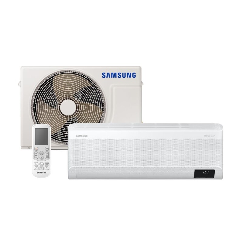 Ar Condicionado Split Inverter Samsung WindFree Connect Sem Vento 9.000 BTUs Frio - AR09CVFAMWKNAZ