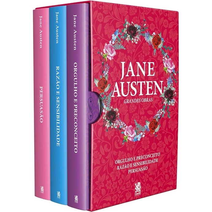 Grandes Obras de Jane Austen - Box com 3 Livros