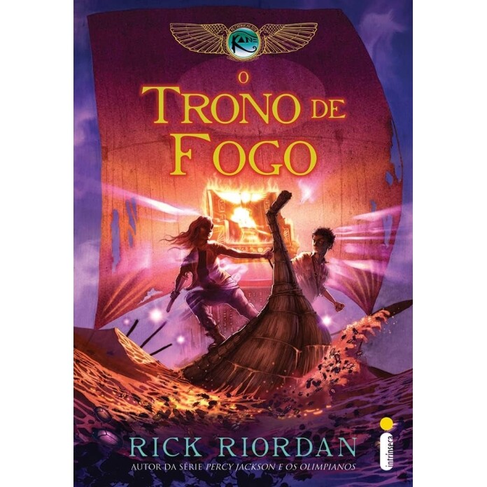 Livro O Trono de Fogo - Rick Riordan