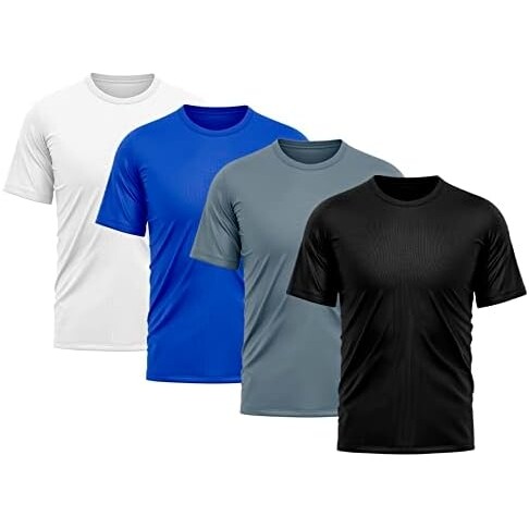 Kit 4 Camisetas Dry Fit Proteção Solar UV Masculina