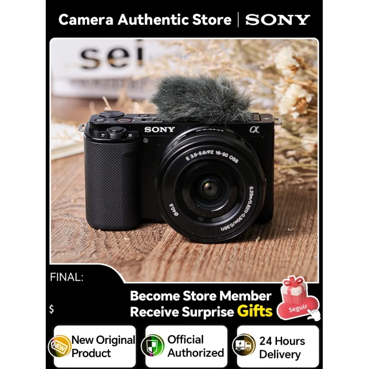 câmera digital sem espelho Sony ZV1F
